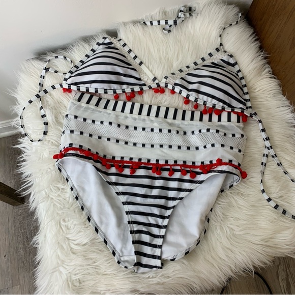 Unbranded Striped Bikini - Picture 1 of 6